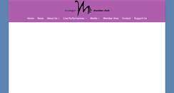 Desktop Screenshot of muskegonchamberchoir.com